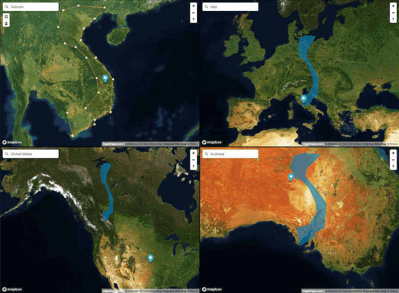 Map2Maps interface screenshot