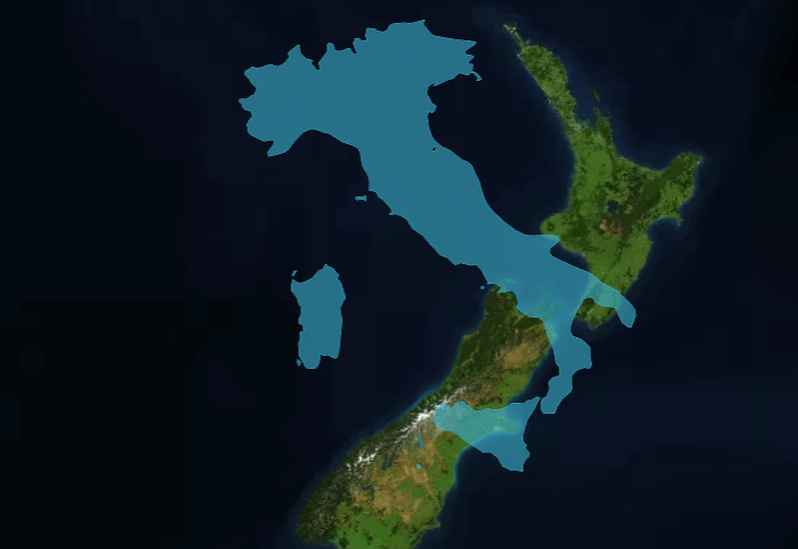 Italy vs. New Zealand: Two Boot-Shaped Nations Compared