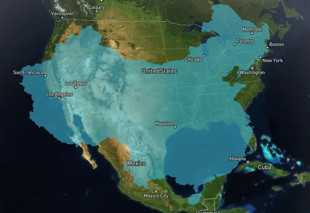 China vs. United States Size Comparison