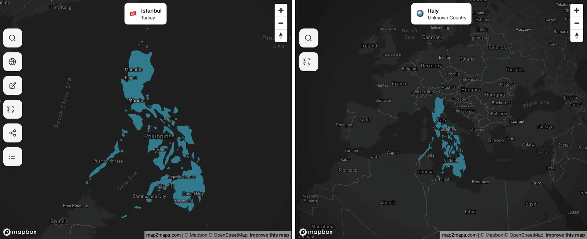 Philippines vs. Italy: Same Land, Double the People