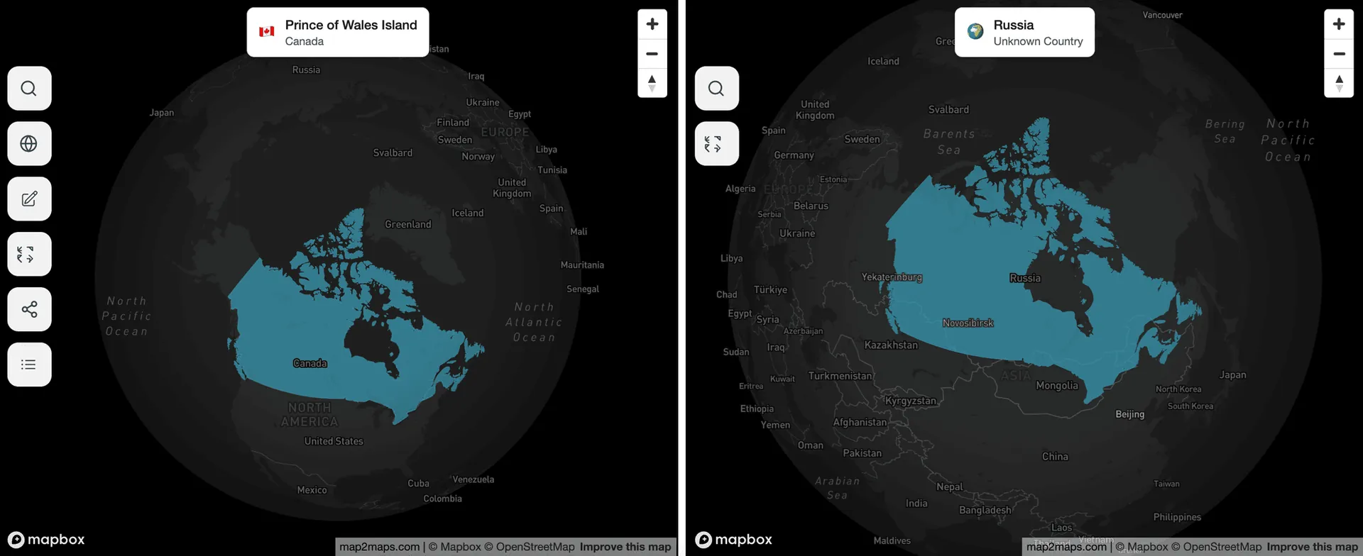 Russia vs. Canada: Is Russia Really 2x Bigger?
