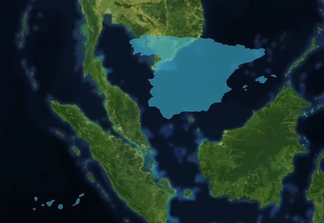Spain vs. Thailand: Which Mediterranean and Southeast Asian Nation is Bigger?